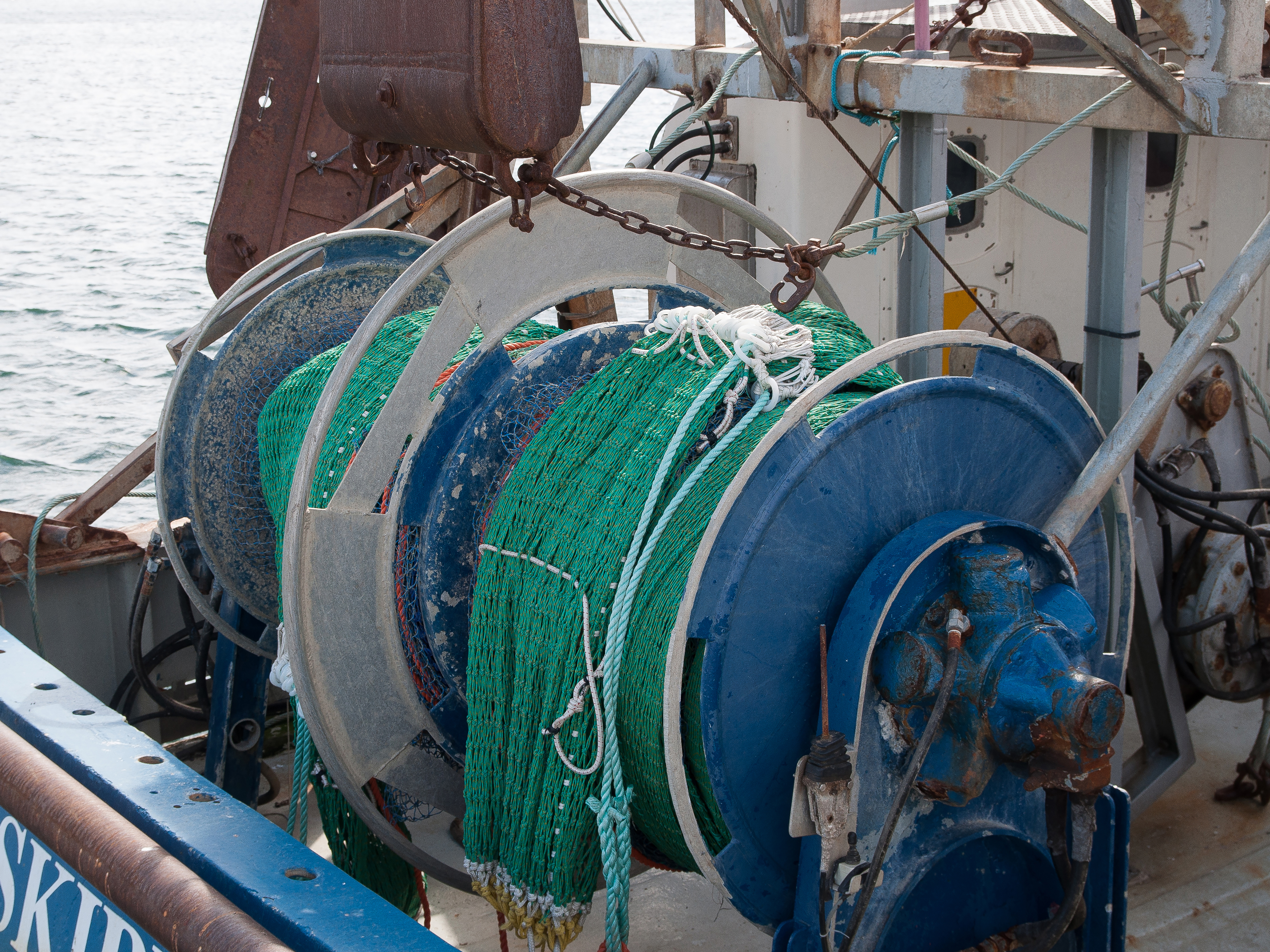 trål på fiskebåt